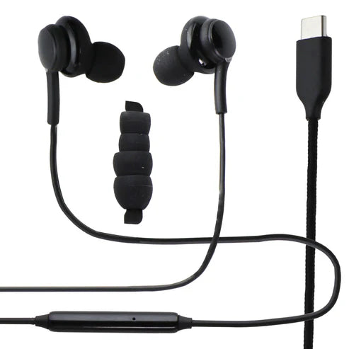 Earbuds with Volume and Playback Controls - Black